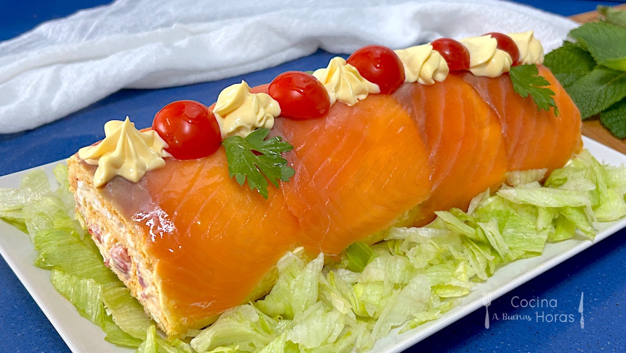 Tronco Salado con Salmón