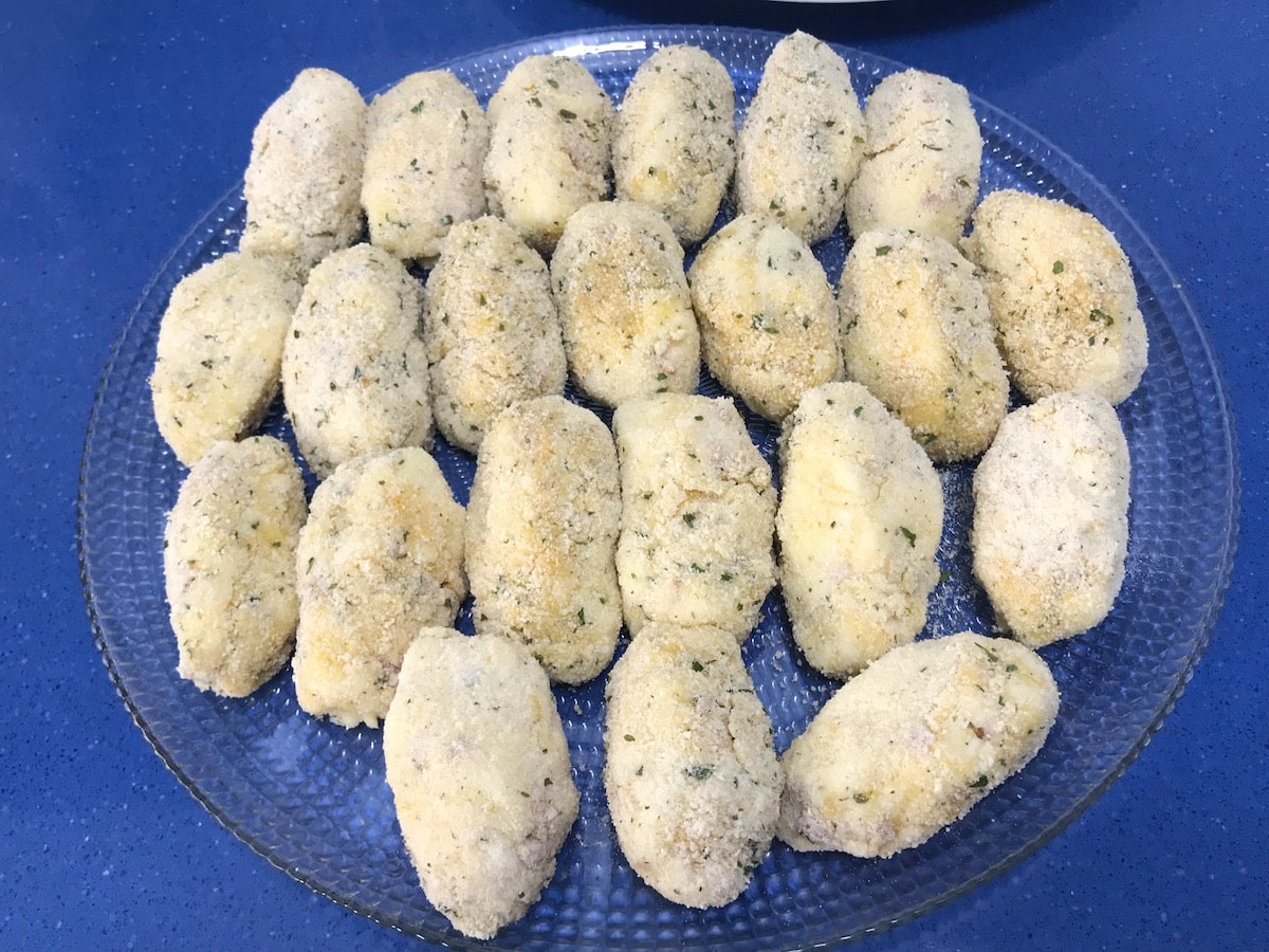 croquetas de jamon empanadas