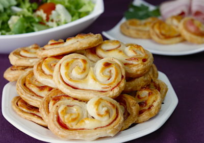 Palmeras de Bacon y Queso.