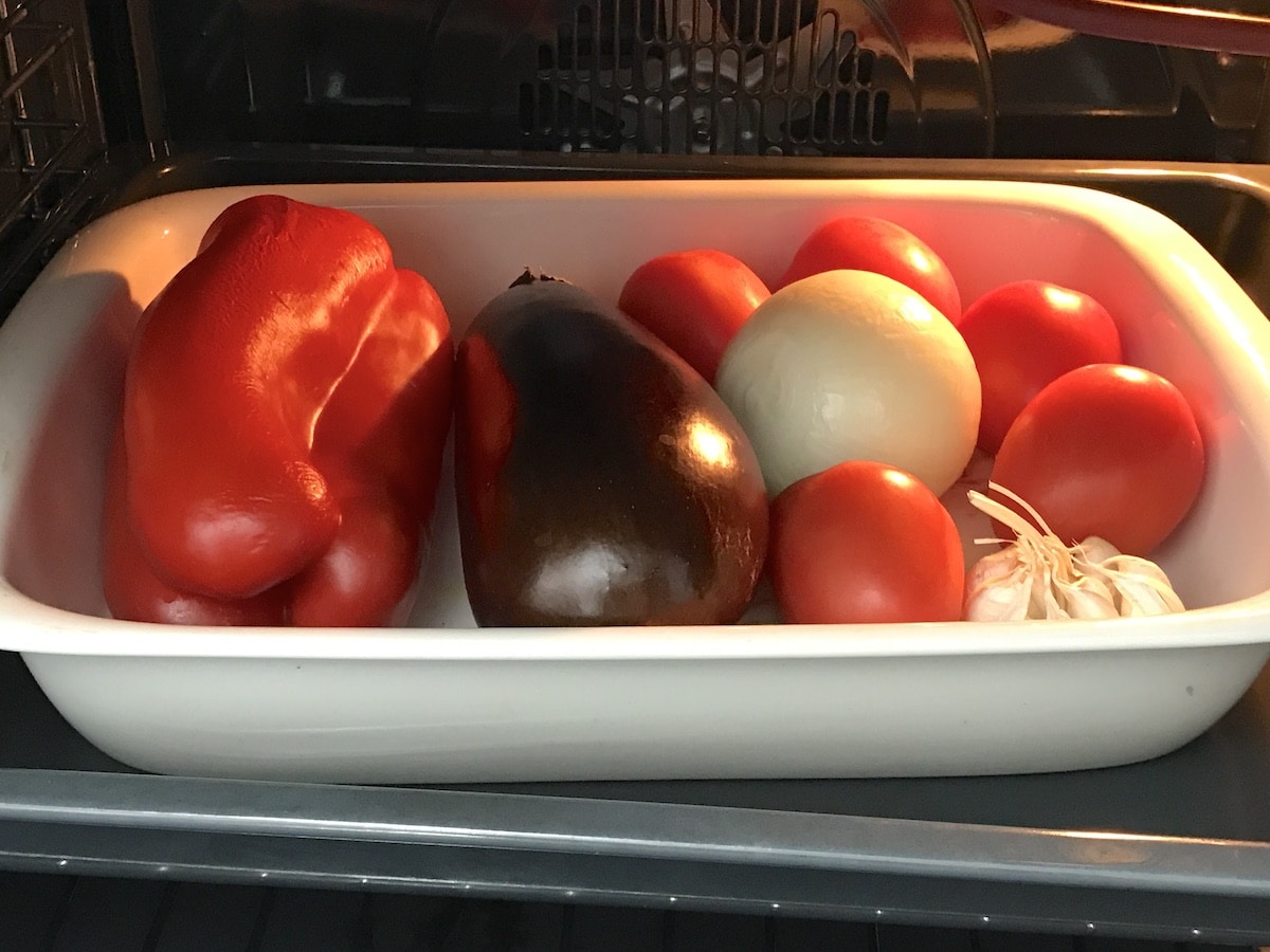 receta de escalivada o verduras al horno