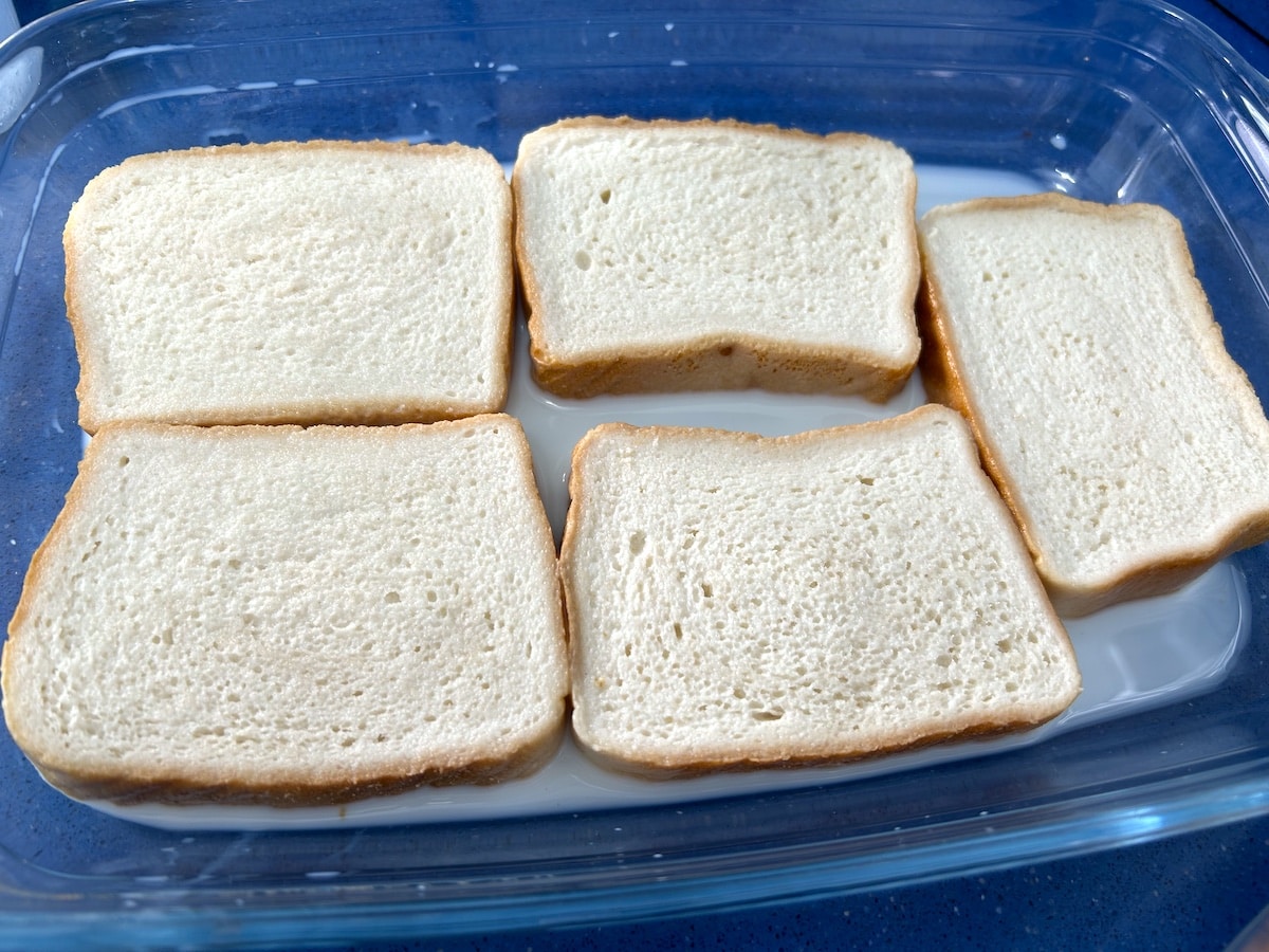 Torrijas en remojo